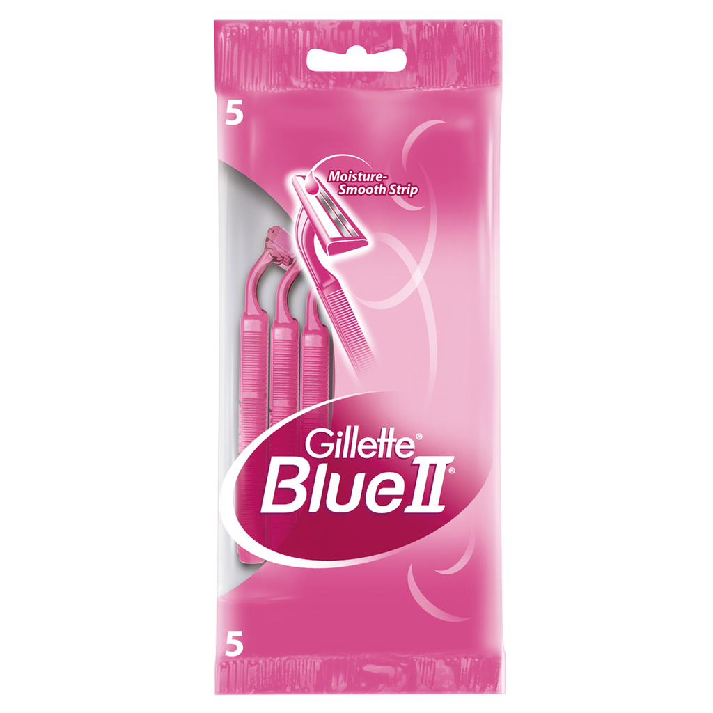 Станок для бритья Gillette одноразовый, Blue 2, женский, 5 шт