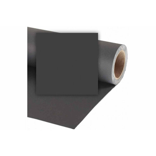 Фон бумажный Vibrantone 1,35х11м Black 10, черный