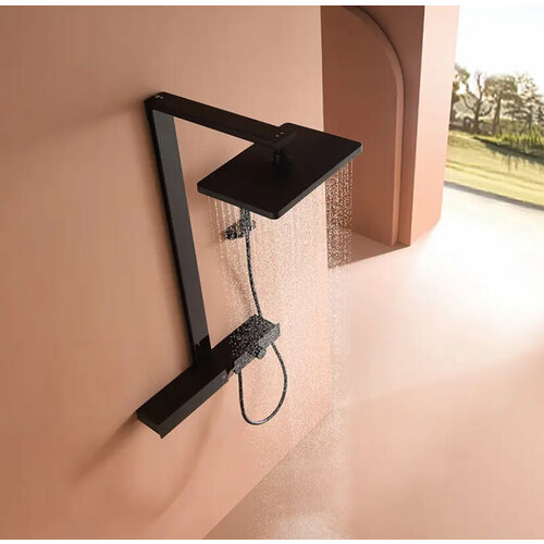 Душевая система La'Casa со стеклянной панелью управления