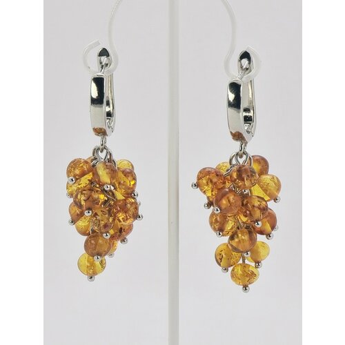 Серьги Янтарная Радуга