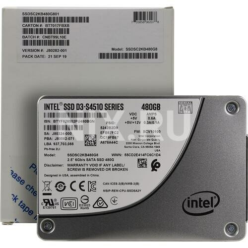 SSD Intel D3-S4510 SSDSC2KB480G801