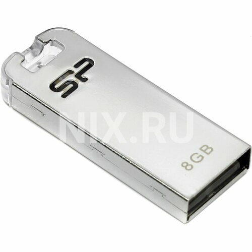 Флешка Silicon power Touch T03 SP008GBUF2T03V1F 8 Гб Silver