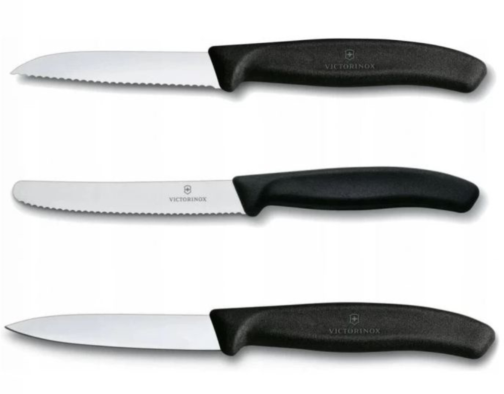 Набор ножей кухонных Victorinox Swiss Classic Paring (6.7113.3) 3 шт черный - фото №19