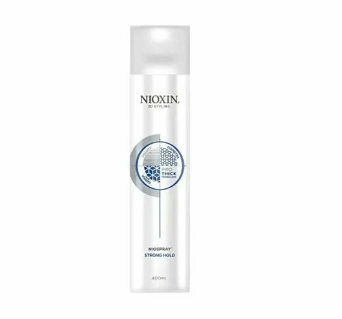NIOXIN, 3D Styling, Spray Strong Hold , Лак для волос сильной фиксации, 400 мл