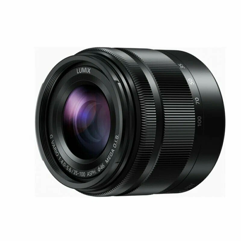 ОбъективPANASONIC 35-100 MM F4.0-5.6 ASPH MEGA ISO (H-FS35100), черный