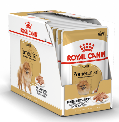 Корм для собак Royal Canin породы Померанский шпиц (паштет) 1 уп. х 12 шт. х 85 г