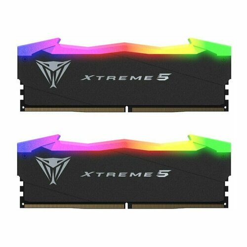 Оперативная память 32 Gb 7600 MHz PATRIOT XTREME 5 RGB Black PVX532G76C36K 1989200₽