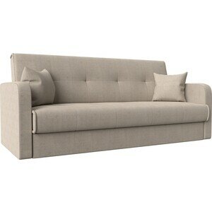 фото Диван-книжка АртМебель Надежда рогожа бежевый