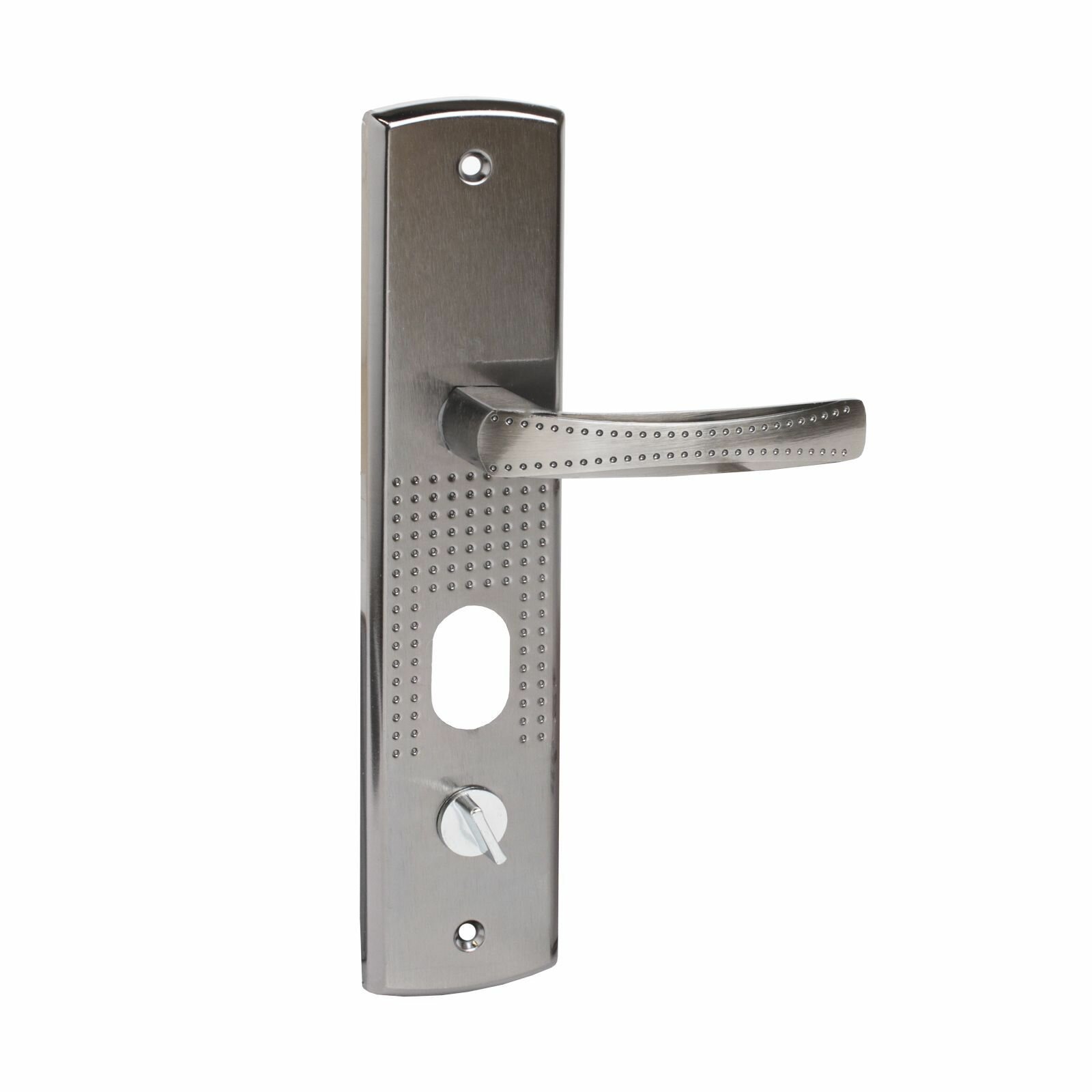 Дверная ручка левая универсальная для китайской металлической двери стандарт РН-СТ222-L