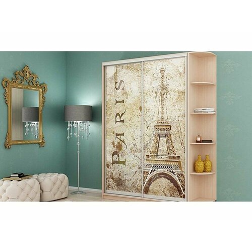 Шкаф-купе Оптима №1 1,4-2 фотопечать