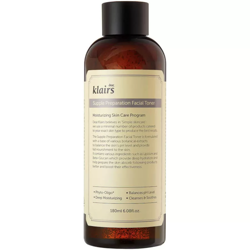 Dear, Klairs Supple preparation facial toner Тонер для лица с фито-олиго комплексом - 180 мл