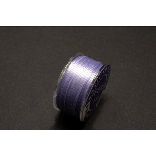 Нить для бисера FGB с покрытием, толщина 0,1мм, длина около 45 м, цвет сиреневый, 1030-181, 1шт