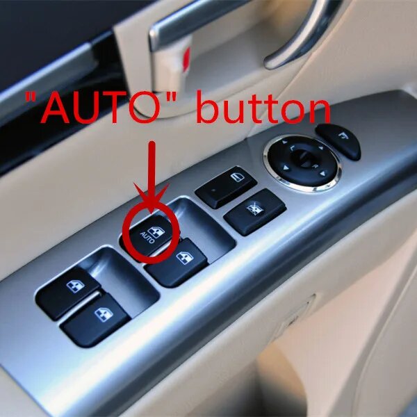 WINSGO автоматическое закрытие стеклоподъемника и открытие для Hyundai SantaFe 2006-2012 Tucson 2006-2010 левый ручной привод AUTO button