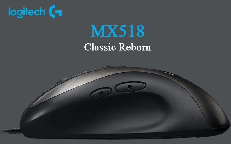 Мышь (910-005544) Logitech Gaming Mouse MX518 USB 16000dpi HERO - фото №11