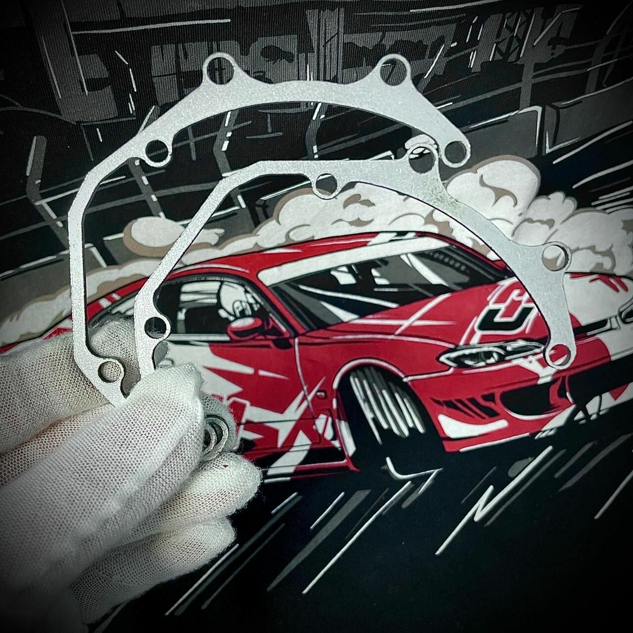 Переходные рамки для линз Mazda CX-7 2006-2012 рамки для би-линз мазда