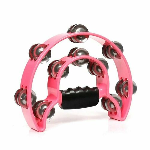 Тамбурин Livingstone MT1 - розовый пластиковый тамбурин