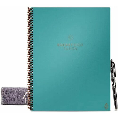 Умный блокнот Rocketbook Fusion Letter А4 бирюзовый 15900₽