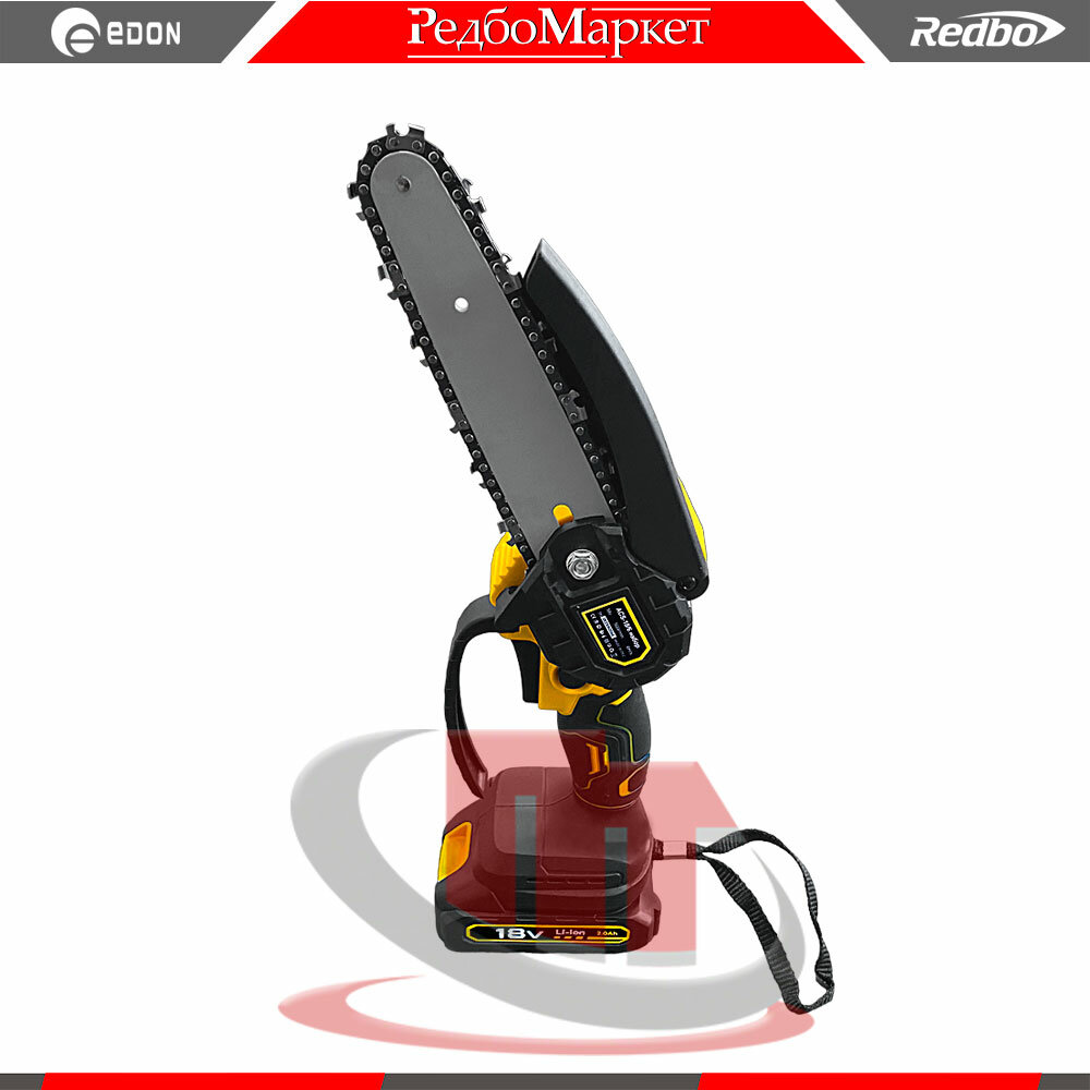 Обзор: Мини-пила цепная аккумуляторная Edon ACS-18/6 + набор