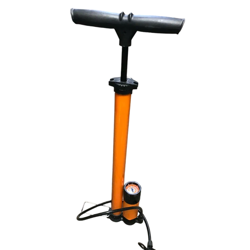 Насос ручной AVTOLIK с манометром THP 9918, автомобильный, шланг 60 см