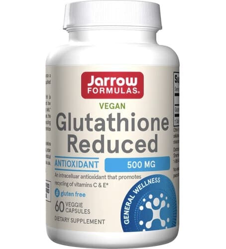 Jarrow Formulas Glutathione Reduced 500 мг 60 капсул
