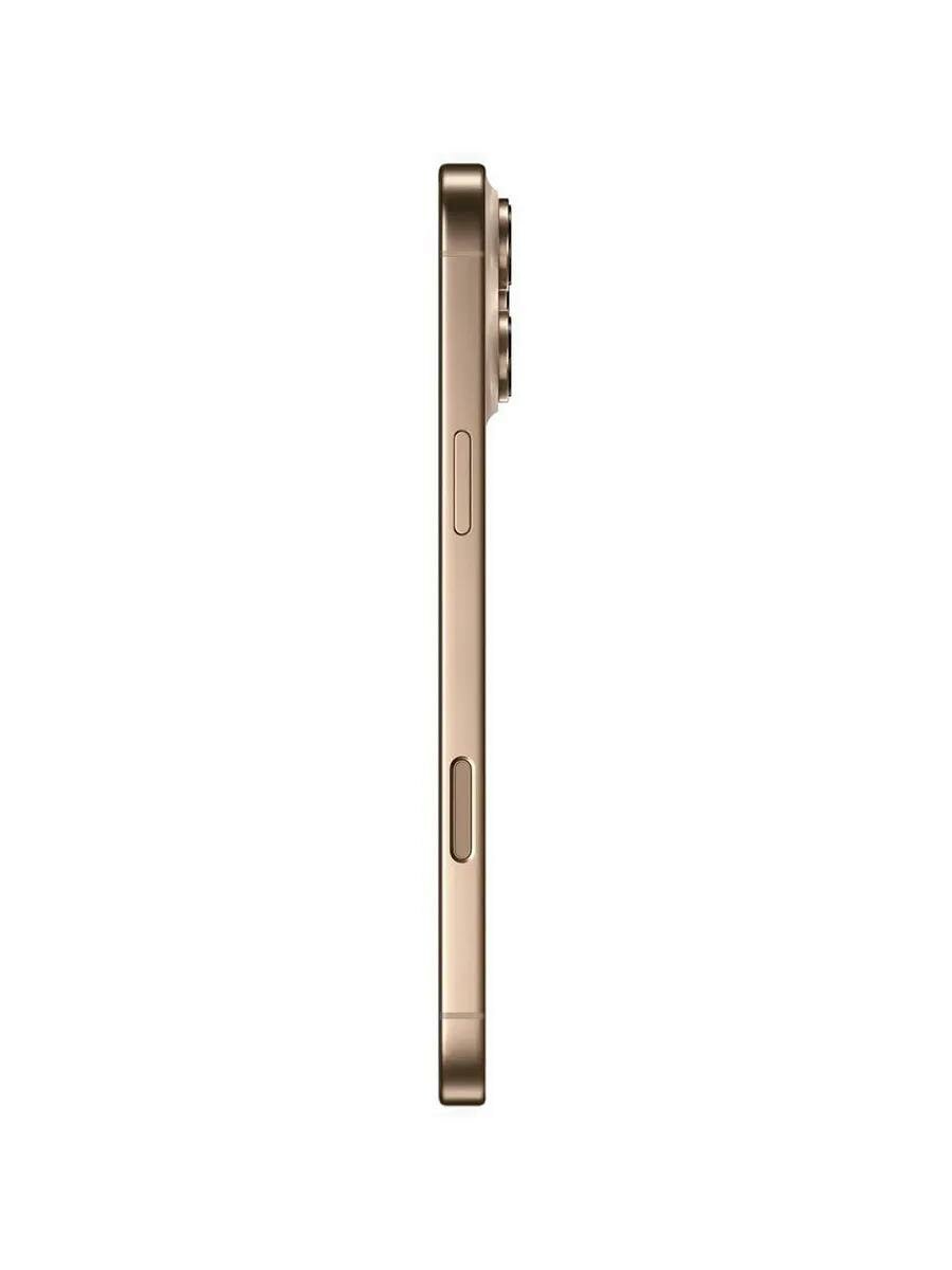 Смартфон Apple iPhone 16 pro max 256Gb desert titanium/бежевый, Dual: 2 eSIM — фото 1