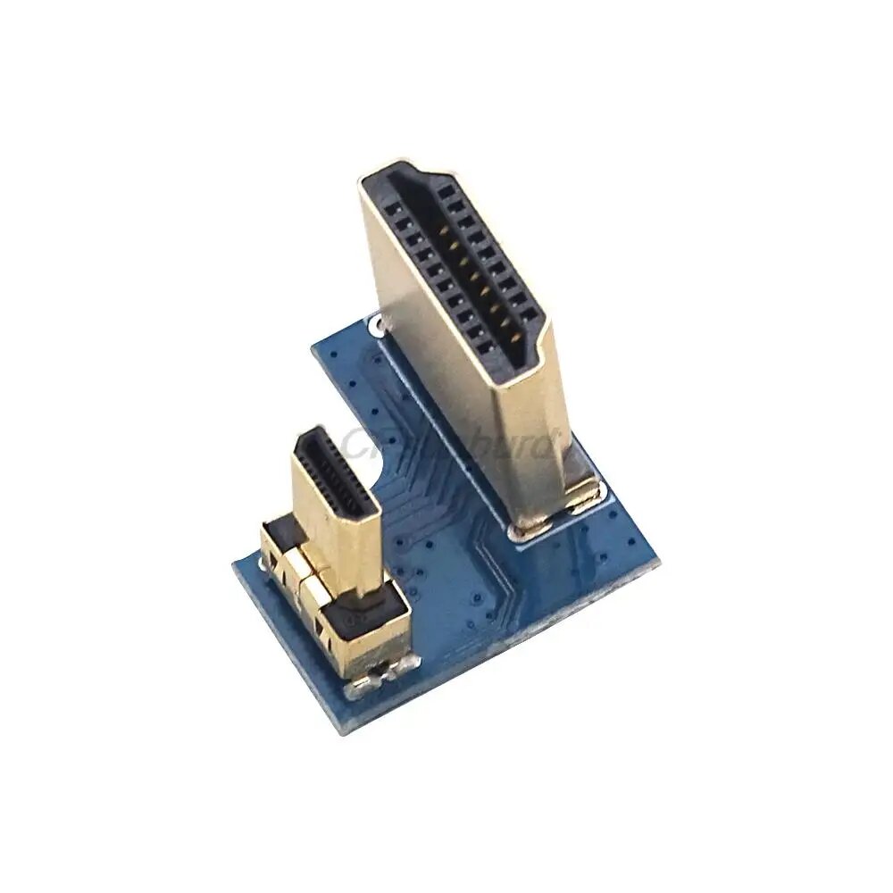 Преобразователь CFsunbird 1080P HDMI-Micro HDMI, переходник «штырь-штырь» для Raspberry Pi 3/4, HDMI, ЖК-дисплей с сенсорным экраном RPI131, Micro HDMI to HDMI