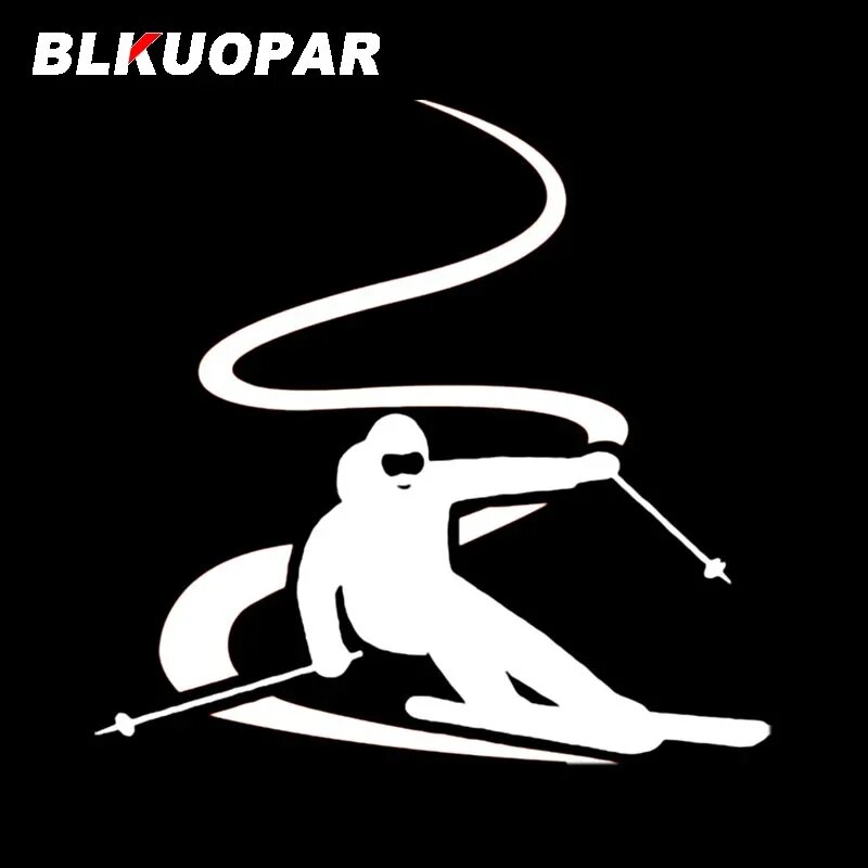 BLKUOPAR для горнолыжного спорта гоночная искусственная наклейка с защитой от царапин водонепроницаемая защита для бампера окон мотоцикла автомобиля двери 20cm White C