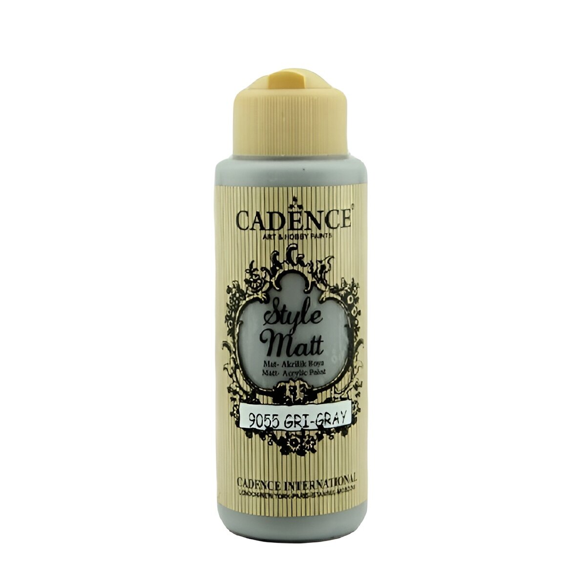 Акриловая краска Cadence Style Matt Acrylic Paint, 120 ml. Gray-S9055