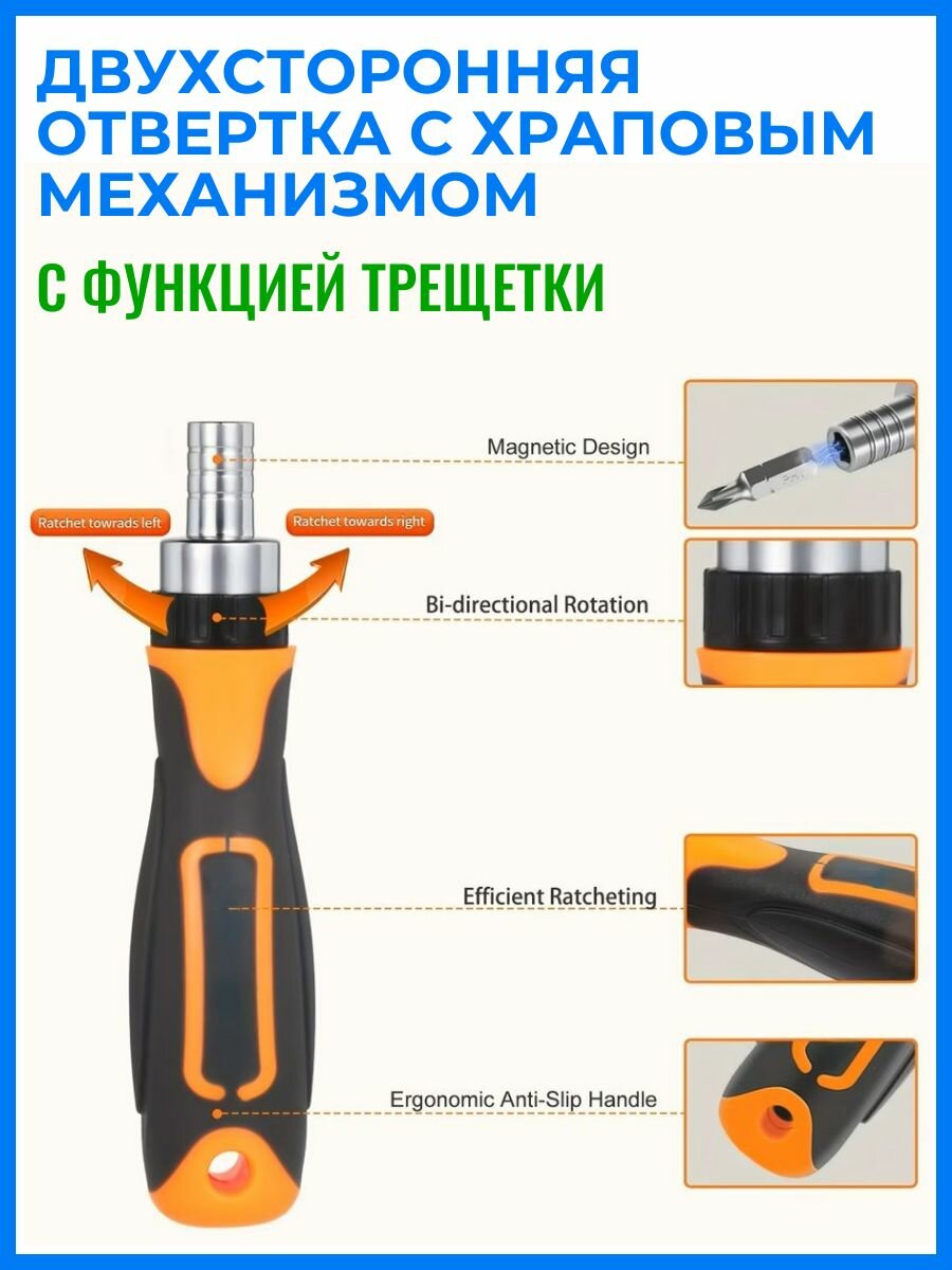 Набор инструментов в кейсе 38 в 1 (набор 2880B для эндуро и мотокросса) — фото 1