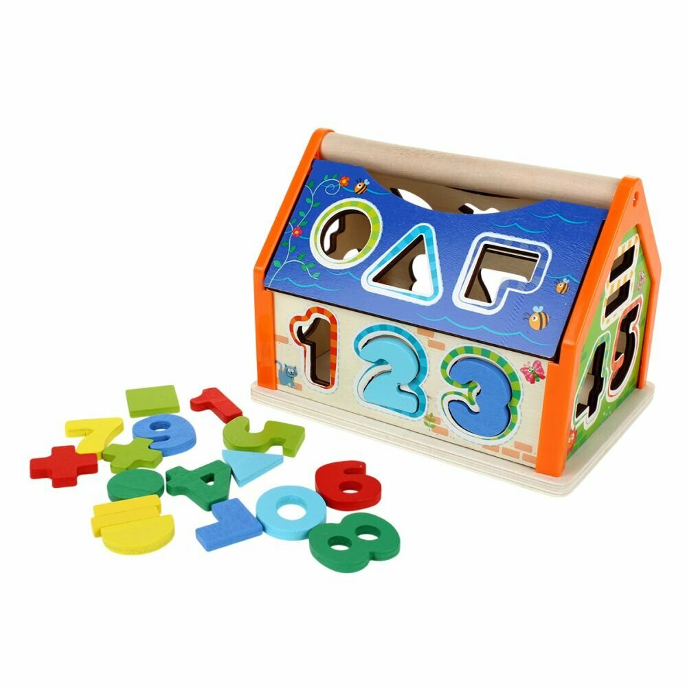 Развивающая игрушка деревянная Сортет обьемный , коробка C-41834