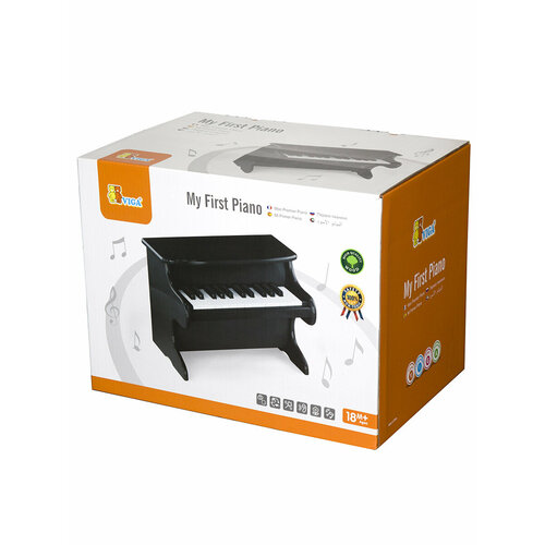 VIGA Пианино 25 клавиш дерево 50996 с 15 лет 9496₽