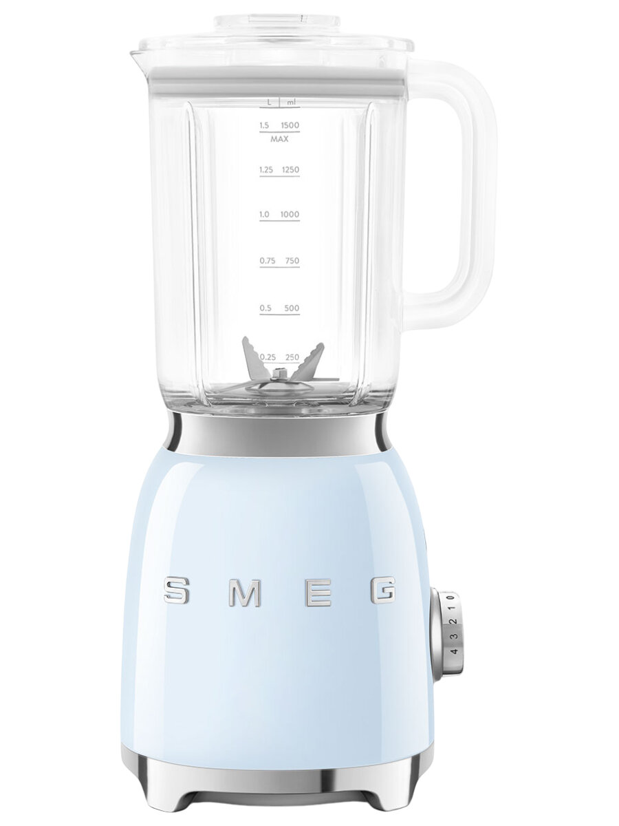 Блендер стационарный SMEG BLF03PBEU, пастельный голубой, официальная гарантия