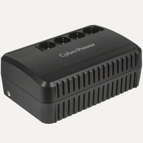 Изображение товара CyberPower BU850E Источник бесперебойного питания 850VA/425W, 4 розетки (Schuko), линейно-интерактивный