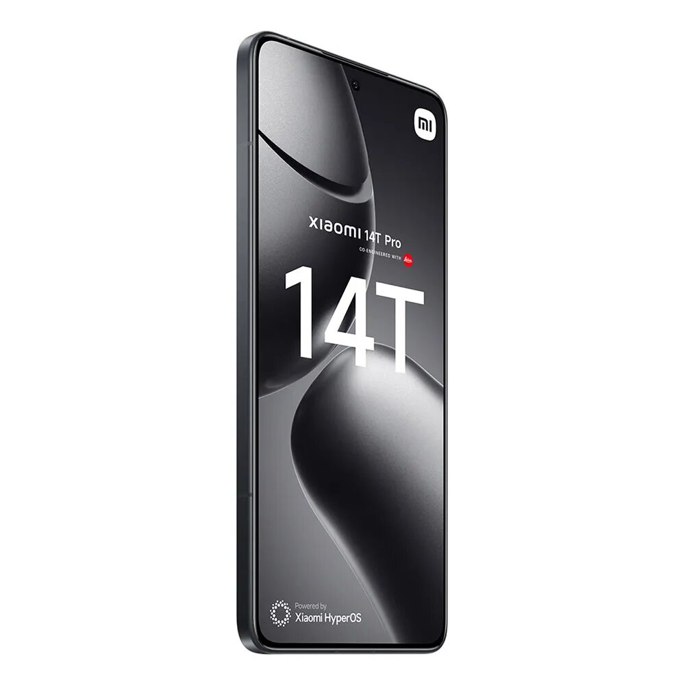 Смартфон Xiaomi 14T Pro 5G, 50 MP, 12 GB RAM, 512 GB ROM, цвет черный, 50 MP камера, 6,5-дюймовый экран, Android 14