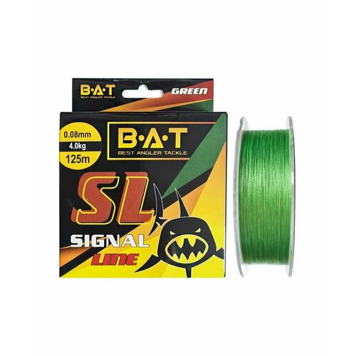 Леска плетеная BAT Signal Line 125 м Green 0.08 мм