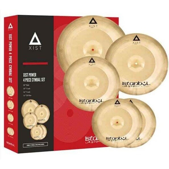 Istanbul Agop Xist Power Cymbal Set (14"/ 16"/ 20") комплект тарелок, чехол