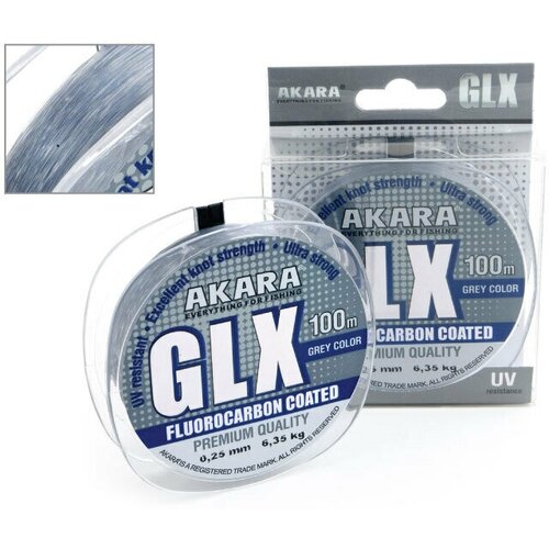 Леска Akara GLX Premium Grey 100 м