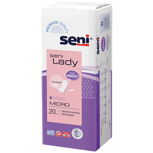 Seni Lady Micro, урологические прокладки, 20 шт.