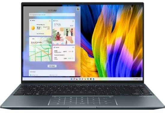 Ноутбук ASUS Zenbook 14X UX5401ZA-KN195 14.0" серый (90NB0WM1-M00A70)