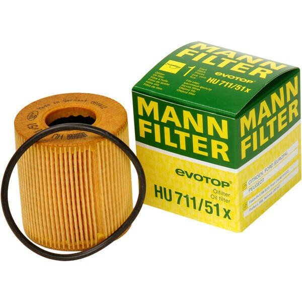 MANN-FILTER Фильтр масляный MANN HU 711/51X