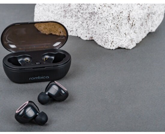 Гарнитура ROMBICA Mysound Air Pale, Bluetooth, вкладыши, красный [bt-h028] - фото №11