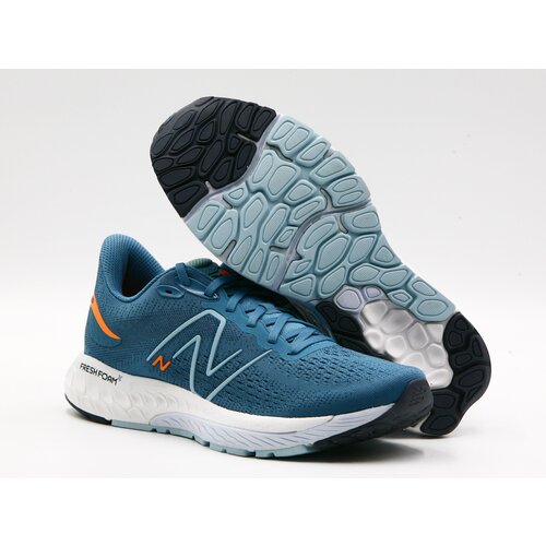 фото Кроссовки new balance fresh foam fresh foam 880v12, демисезон/лето, беговые, полнота d, перфорированные, размер 9,5 us, синий, серый