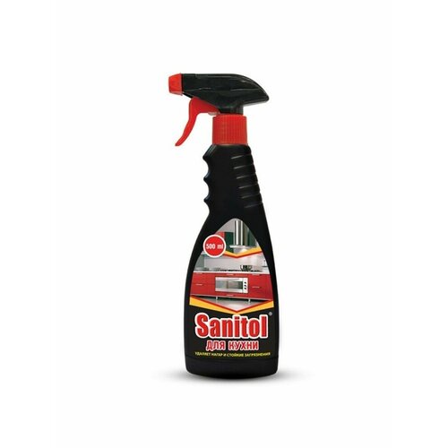 Универсальное чистящее средство (1 шт) спрей Sanitol для кухни с распылителем, 500 мл