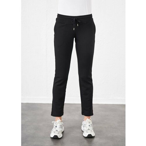 Беговые брюки Relax Mode, карманы, размер 52, черный