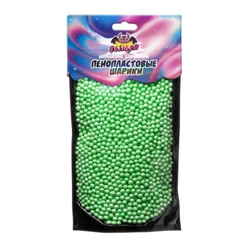 Slimer Slimer. Пенопластовые шарики 4 мм, зелeный, 400 мл slimer slimer пенопластовые шарики 2 мм фиолетовый
