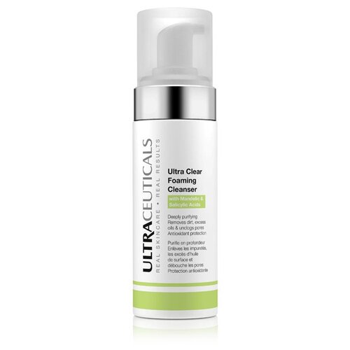 UltraCeuticals ультра пенка для умывания Ultra Clear Foaming Cleanser, 150 мл, 150 г ультра отбеливающая пенка для умывания ultraceuticals ultra brightening foaming cleanser 150 мл