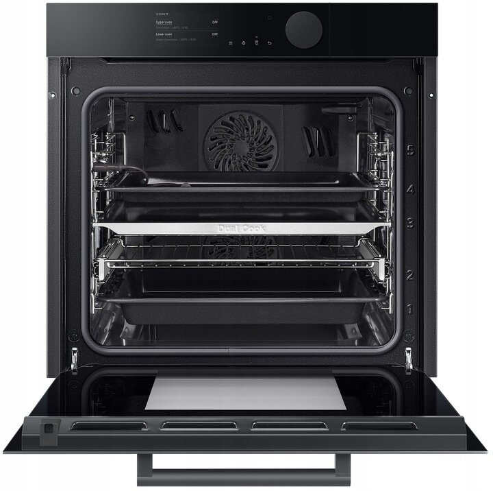 Встраиваемый духовой шкаф Samsung NV 75T8879RK Dual Cook 75л Wi-Fi - фотография № 3