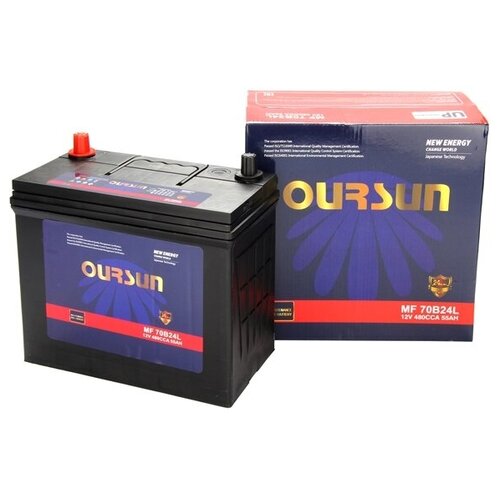 Аккумулятор Oursun Jis Mf 70b24l OURSUN арт. MF70B24L