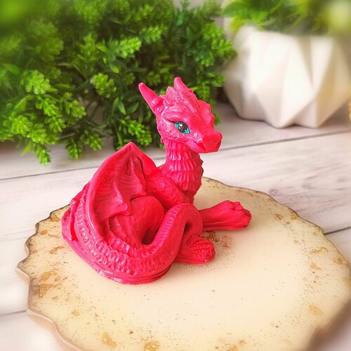 Сувенирное мыло ручной работы Красный дракон