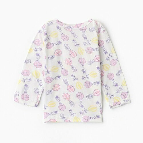 фото Лонгслив semi, размер 80, розовый